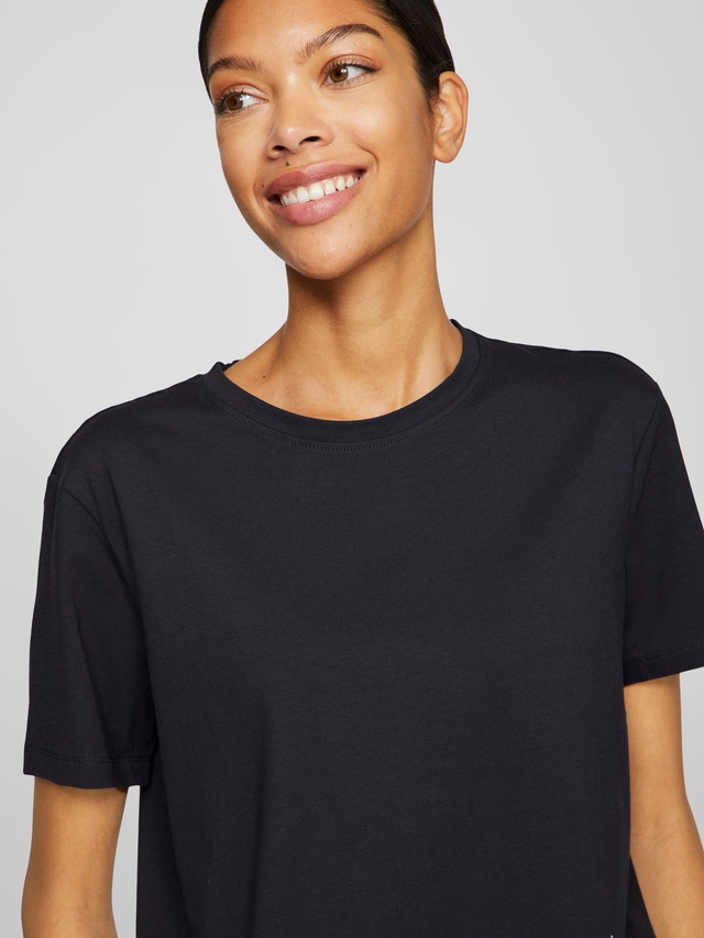 Vila »VINORA S/S T-SHIRT - NOOS« Baumwollmischung, regular fit