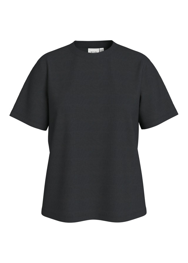 Vila »VINORA S/S T-SHIRT - NOOS« Baumwollmischung, regular fit