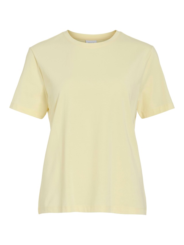 Vila »VINORA S/S T-SHIRT - NOOS« Baumwollmischung, regular fit