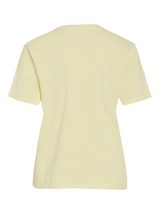 Vila »VINORA S/S T-SHIRT - NOOS« Baumwollmischung, regular fit