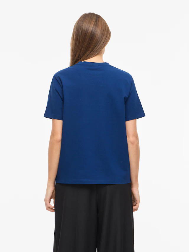 Vila »VINORA S/S T-SHIRT - NOOS« Baumwollmischung, regular fit