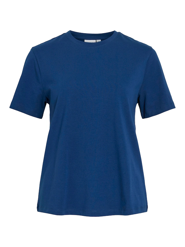 Vila »VINORA S/S T-SHIRT - NOOS« Baumwollmischung, regular fit