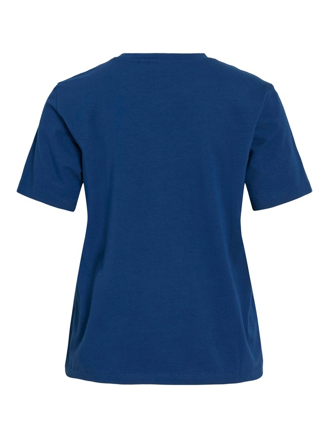 Vila »VINORA S/S T-SHIRT - NOOS« Baumwollmischung, regular fit