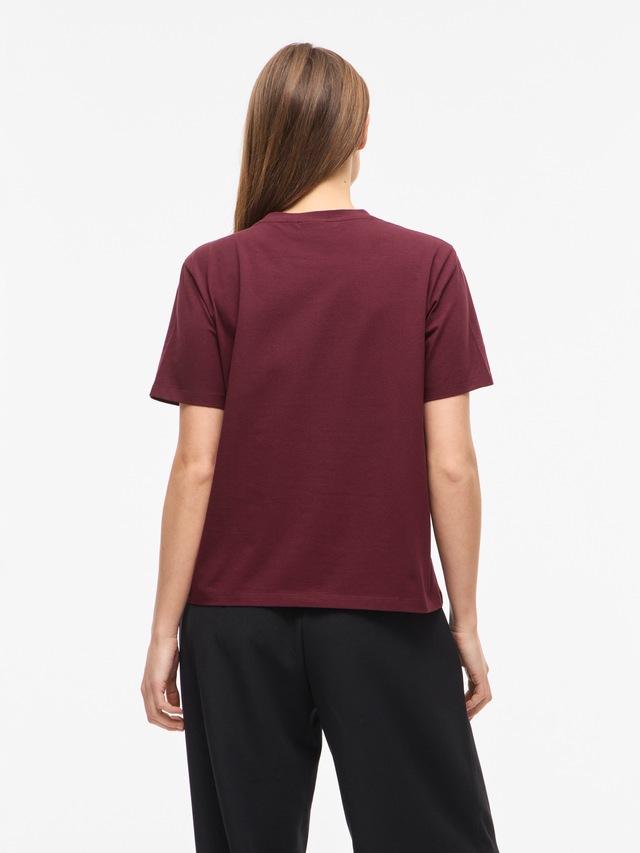 Vila »VINORA S/S T-SHIRT - NOOS« Baumwollmischung, regular fit