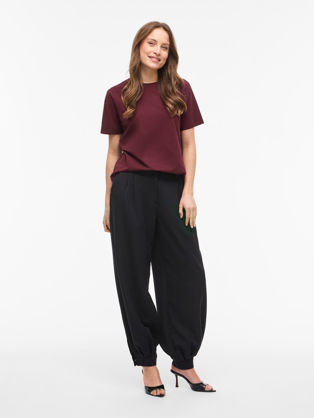 Vila »VINORA S/S T-SHIRT - NOOS« Baumwollmischung, regular fit