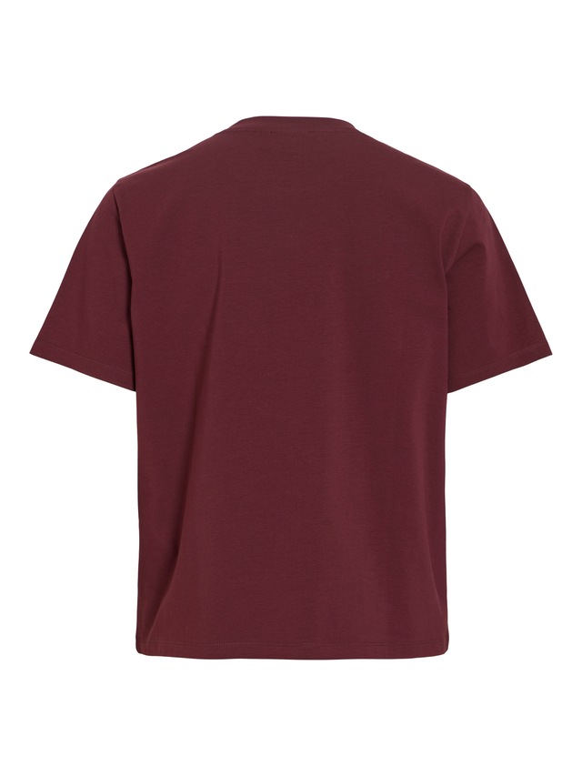 Vila »VINORA S/S T-SHIRT - NOOS« Baumwollmischung, regular fit