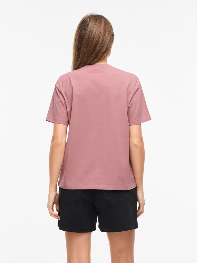 Vila »VINORA S/S T-SHIRT - NOOS« Baumwollmischung, regular fit