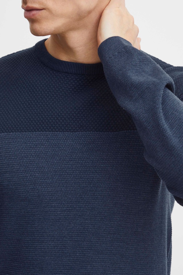 Indicode Strickfleece-Pullover »Strickpullover IDLabel«