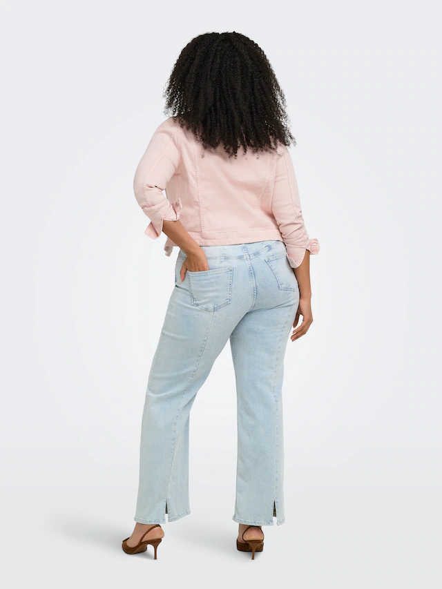 ONLY CARMAKOMA Jeansjacke »CARWESPA COLOUR DENIM JACKET DNM« Baumwollmischung