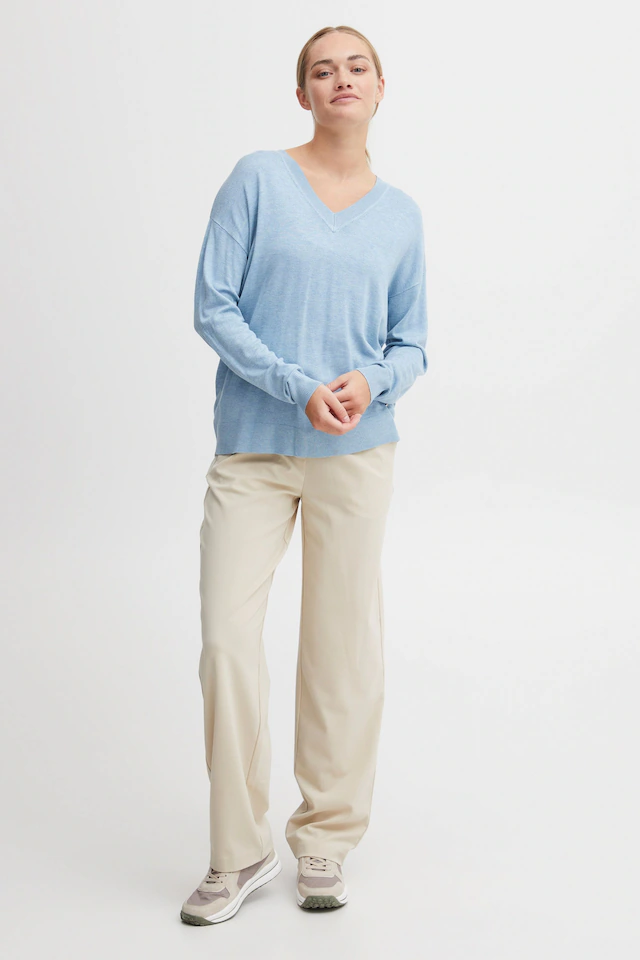 OXMO Strickfleece-Pullover »Strickpullover OXHelle«