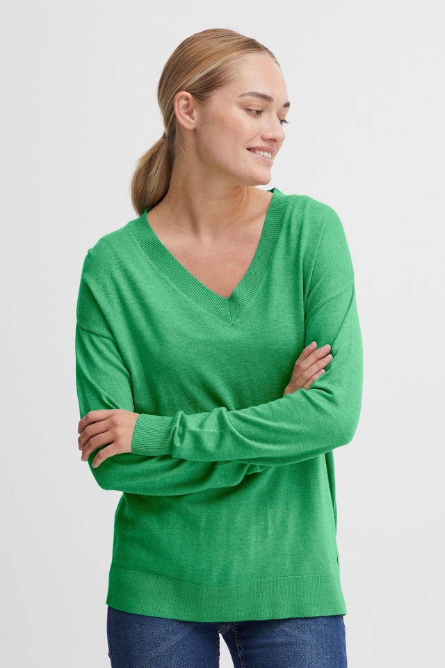 OXMO Strickfleece-Pullover »Strickpullover OXHelle«