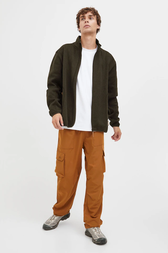 North Bend Strickfleece-Pullover »Fleecejacke NBSamo«