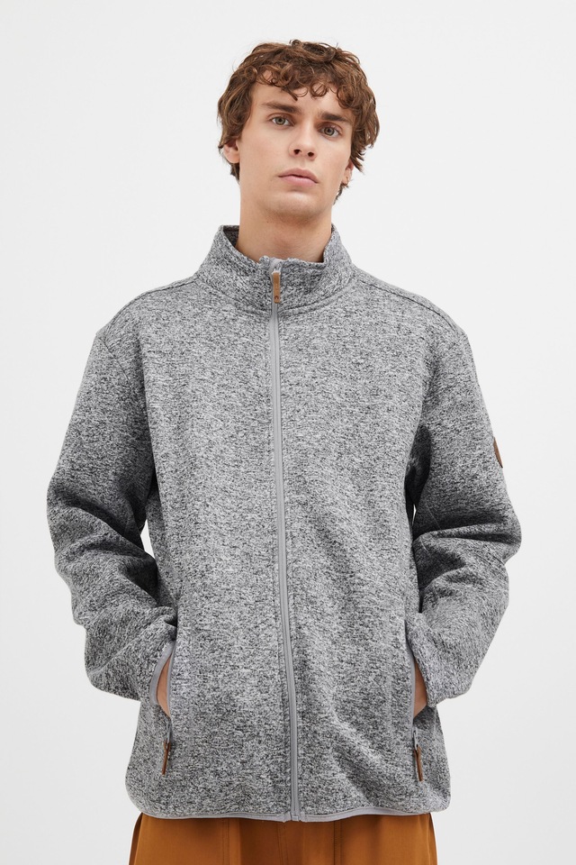 North Bend Strickfleece-Pullover »Fleecejacke NBSamo«