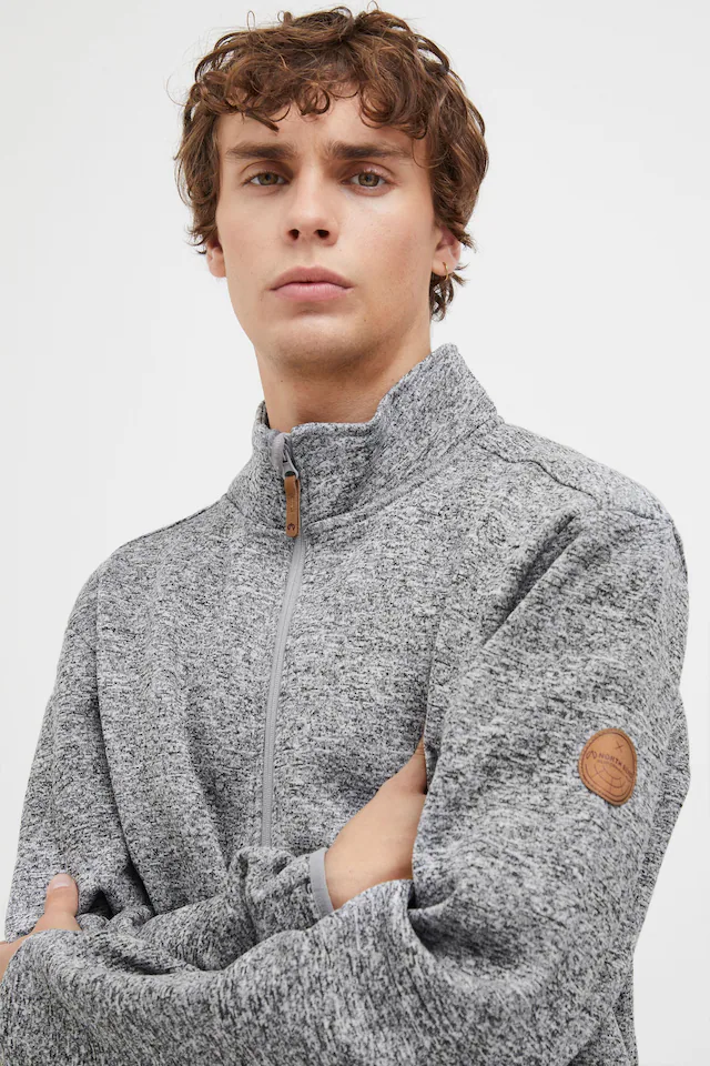 North Bend Strickfleece-Pullover »Fleecejacke NBSamo«