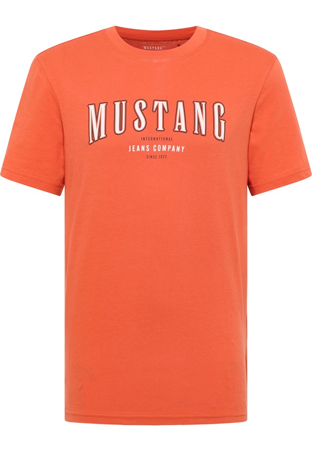 MUSTANG Kurzarmshirt »Style Austin« mit Logo-Print