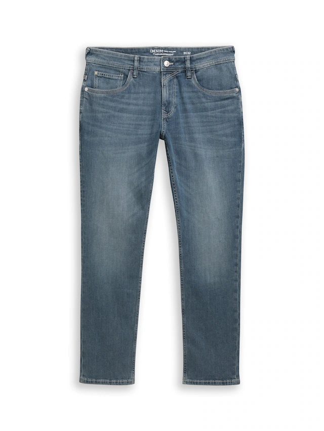 TOM TAILOR Denim Straight-Jeans im klassischen 5-Pocket-Design