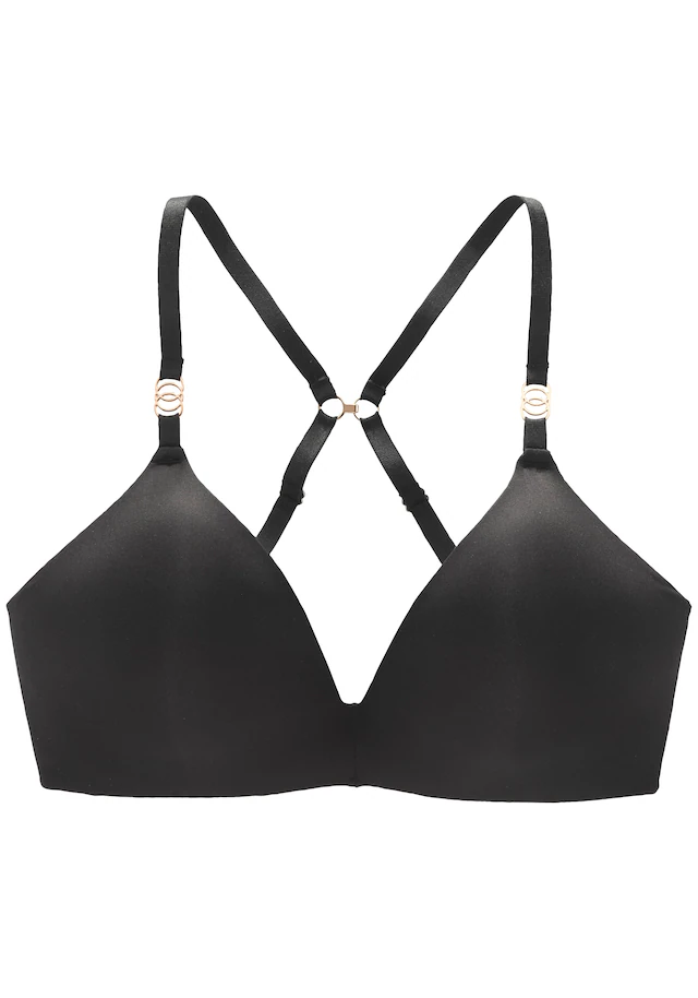 LASCANA Push-up-BH »Eleonora« ohne Bügel mit verschiedenen Tragevarianten, Dessous