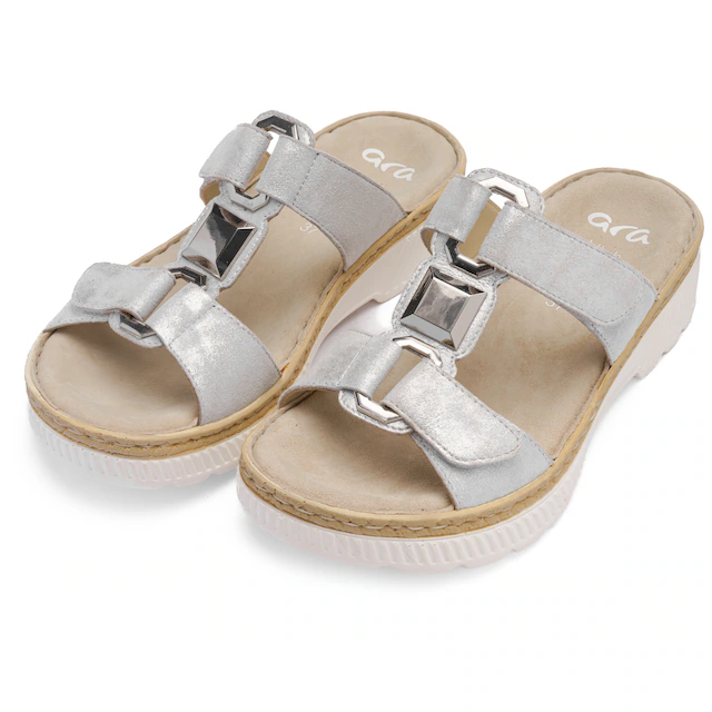 Ara Pantolette »CAPRI« , Plateau, Sandale, Sommerschuh in Weite G (= weit)