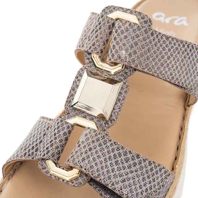 Ara Pantolette »CAPRI« , Plateau, Sandale, Sommerschuh in Weite G (= weit)