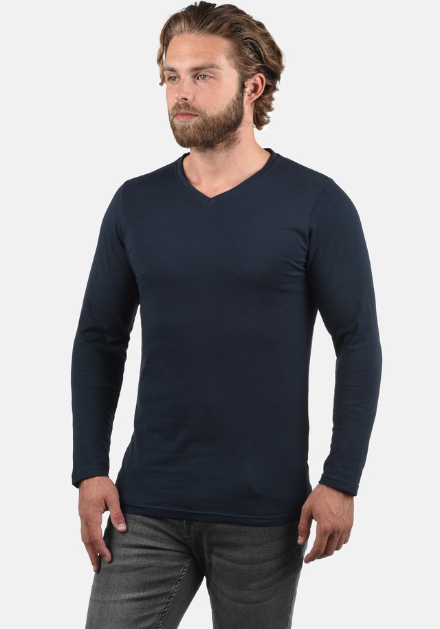 !Solid V-Ausschnitt-Pullover »V-Shirt SDBasil«