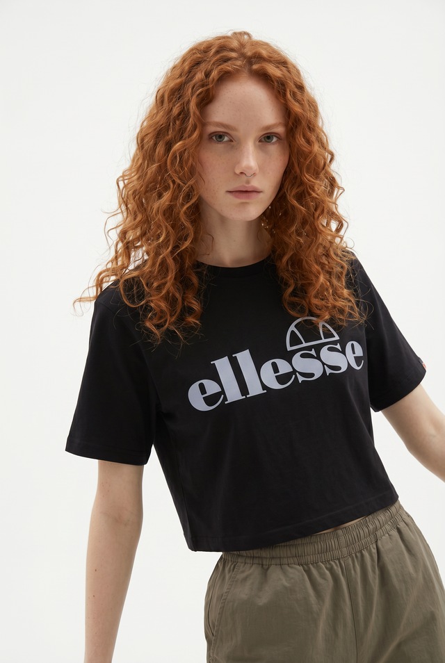 Ellesse T-Shirt »SILO CROPPED TEE« aus Baumwolle, in den Größen 34 bis 44