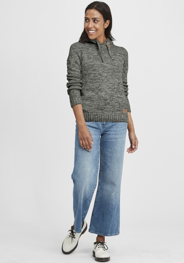 OXMO Strickfleece-Pullover »Strickpullover OXPhilia«