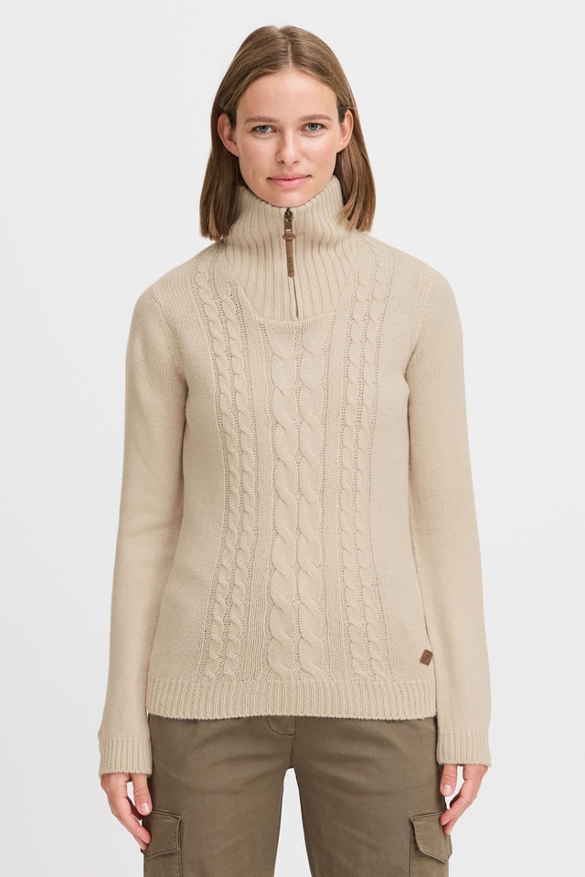 OXMO Strickfleece-Pullover »Strickpullover OXCarry«
