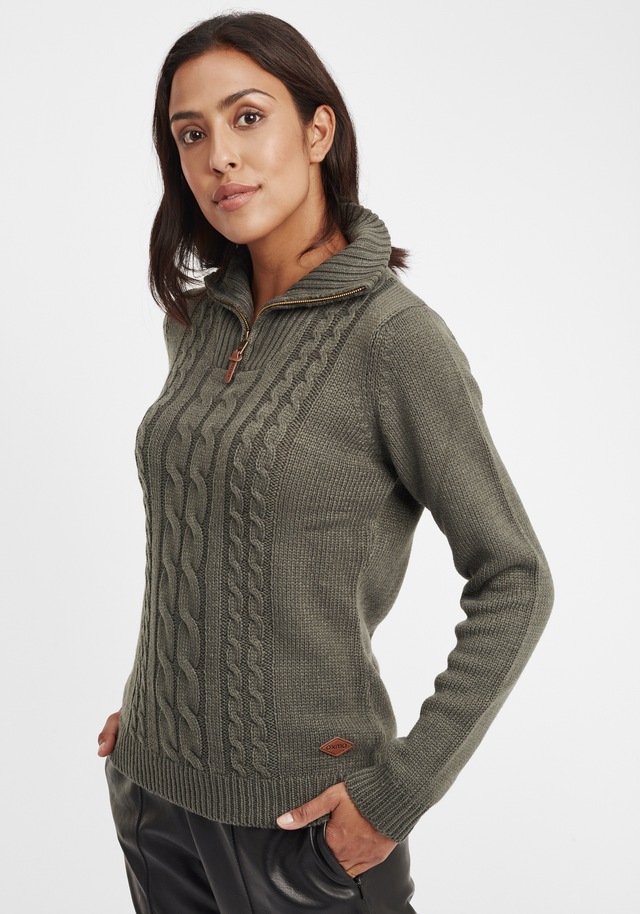 OXMO Strickfleece-Pullover »Strickpullover OXCarry«