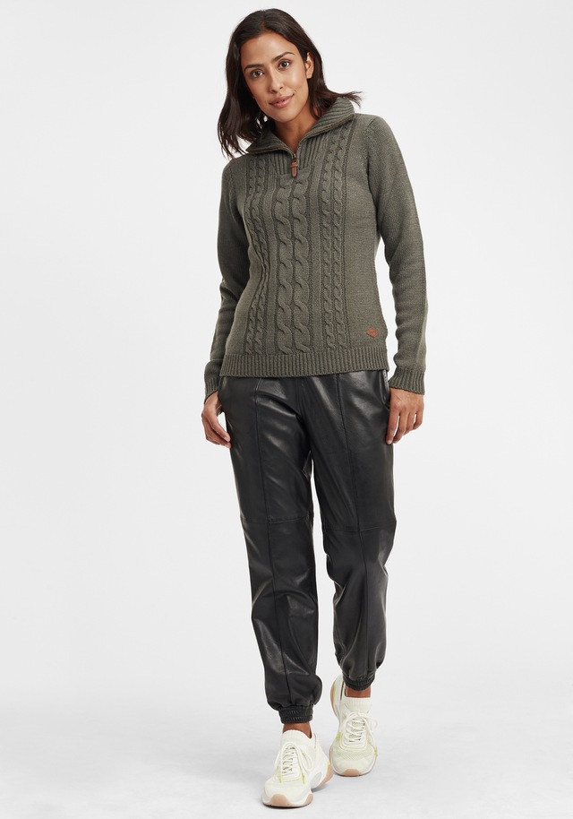 OXMO Strickfleece-Pullover »Strickpullover OXCarry«