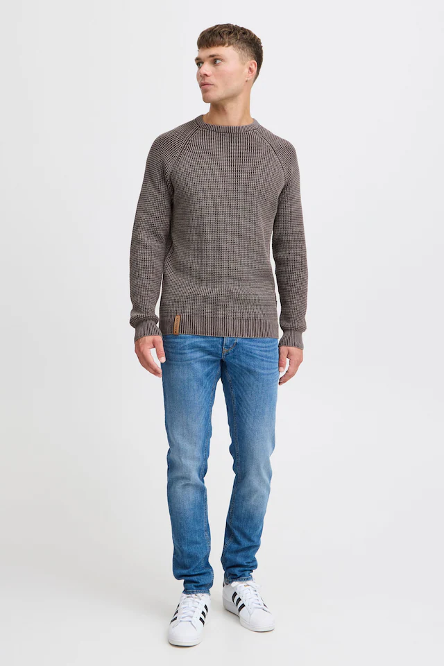 Indicode Strickfleece-Pullover »Strickpullover IDRockford«
