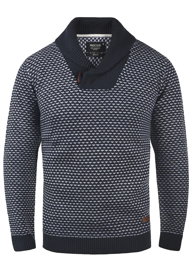 Indicode Strickfleece-Pullover »Strickpullover IDCopent«