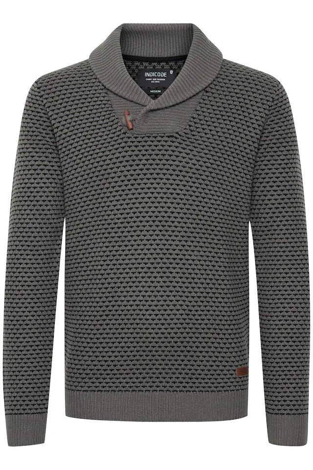 Indicode Strickfleece-Pullover »Strickpullover IDCopent«