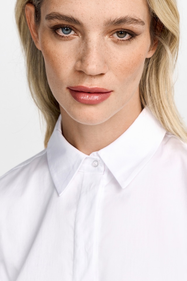 RICHROYAL Klassische Bluse Mit Markenlabel am Rücken