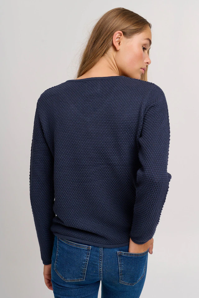 OXMO Strickfleece-Pullover »Strickpullover OXHanna«