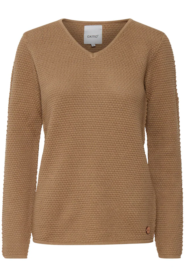 OXMO Strickfleece-Pullover »Strickpullover OXHanna«