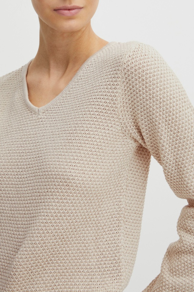 OXMO Strickfleece-Pullover »Strickpullover OXHanna«