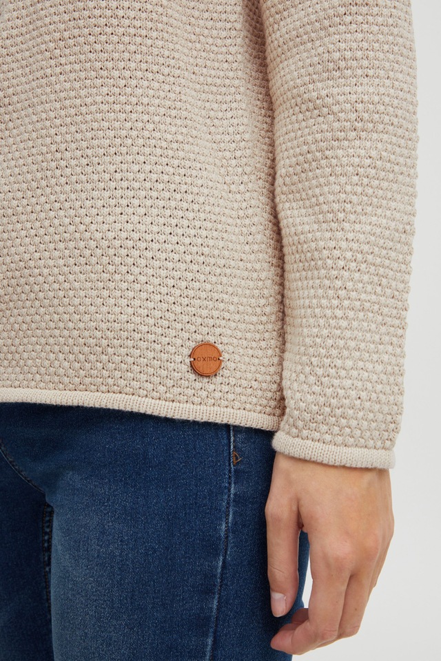 OXMO Strickfleece-Pullover »Strickpullover OXHanna«