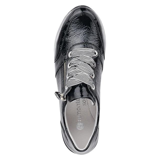 Remonte Plateausneaker , Freizeitschuh, Halbschuh, Schnürschuh mit gepolstertem Schaftrand