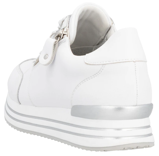 Remonte Plateausneaker , Freizeitschuh, Halbschuh, Schnürschuh mit gepolstertem Schaftrand