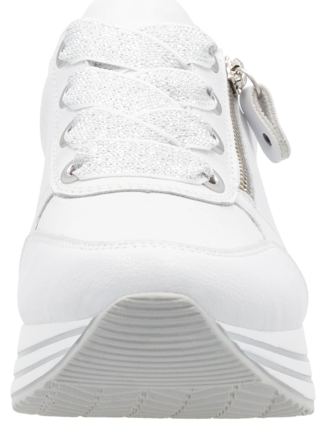 Remonte Plateausneaker , Freizeitschuh, Halbschuh, Schnürschuh mit gepolstertem Schaftrand