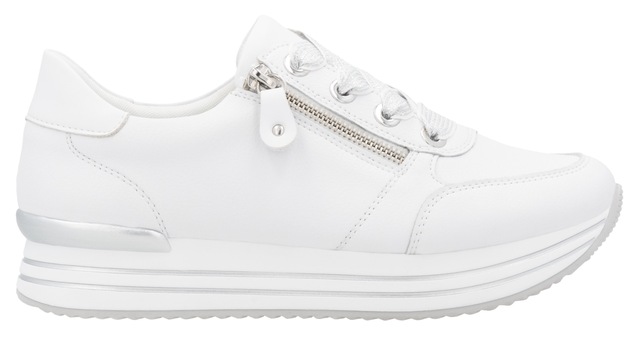Remonte Plateausneaker , Freizeitschuh, Halbschuh, Schnürschuh mit gepolstertem Schaftrand