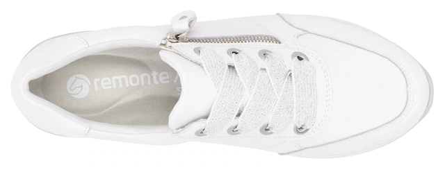 Remonte Plateausneaker , Freizeitschuh, Halbschuh, Schnürschuh mit gepolstertem Schaftrand