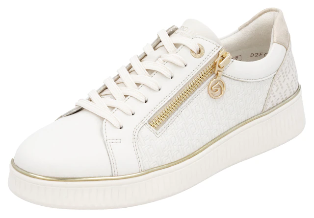 Remonte Plateausneaker , Freizeitschuh, Halbschuh, Schnürerschuh, seitlicher Reißverschluss