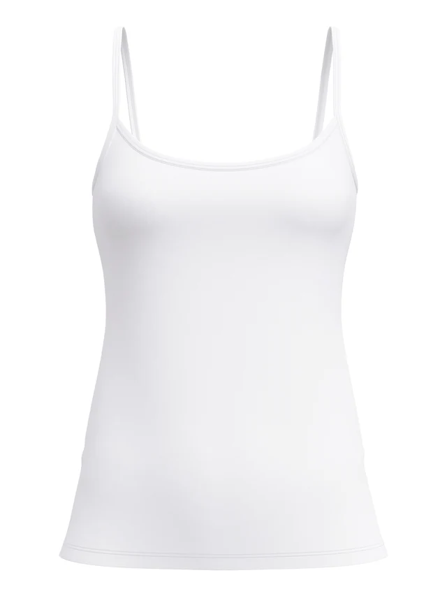 CALIDA Spaghettitop »Essential Cotton« tiefer Ausschnitt, Single Jersey Qualität, schmale Träger, weich