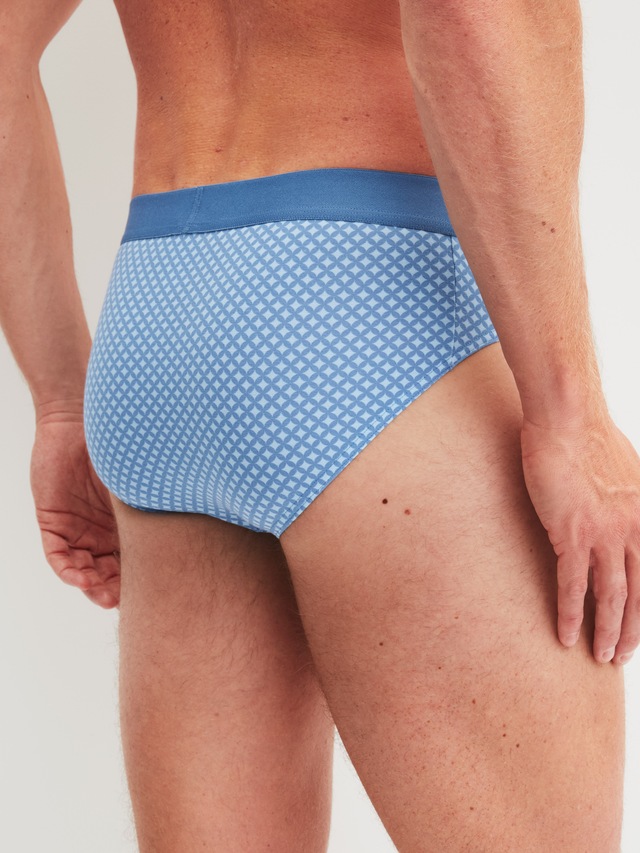 CALIDA Slip »Cotton Code Design« weicher Elastikbund, ohne Eingriff, gemustert