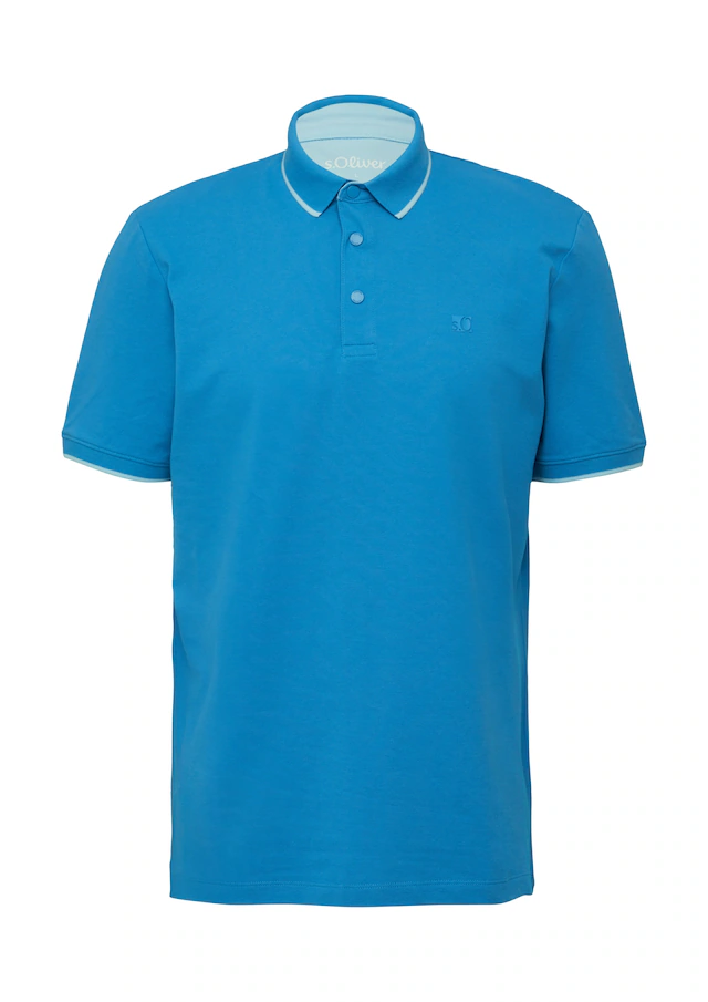 s.Oliver Poloshirt mit Kontrast-Details