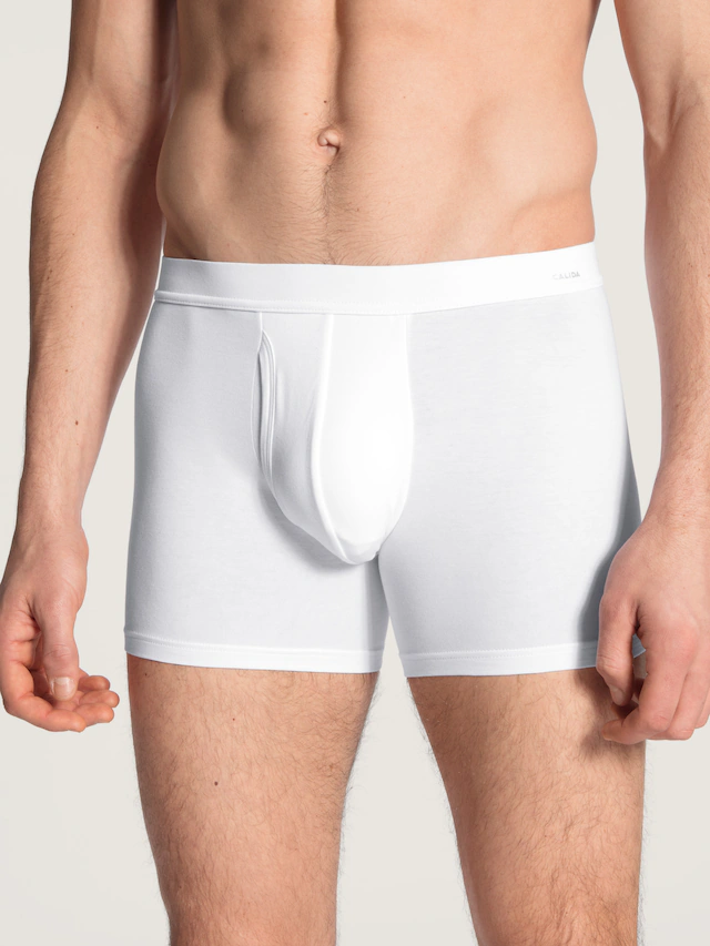 CALIDA Boxer »Evolution« Logo-Schriftzug, Single Jersey, ohne Eingriff
