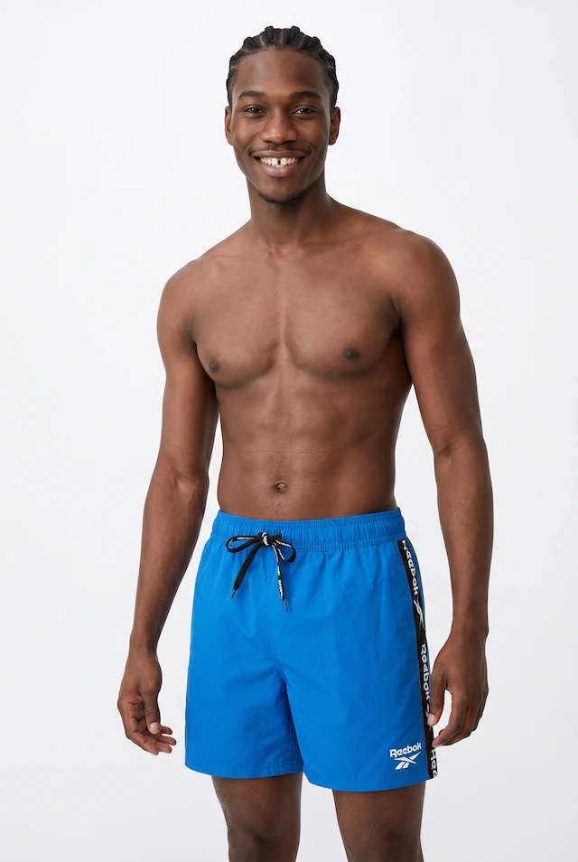 Reebok Badeshorts »Duke« mit Kordelzug und elastischem Bund, mit Logo, atmungsaktiv, basic