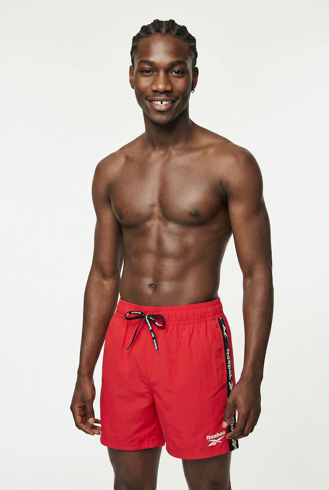 Reebok Badeshorts »Duke« mit Kordelzug und elastischem Bund, mit Logo, atmungsaktiv, basic