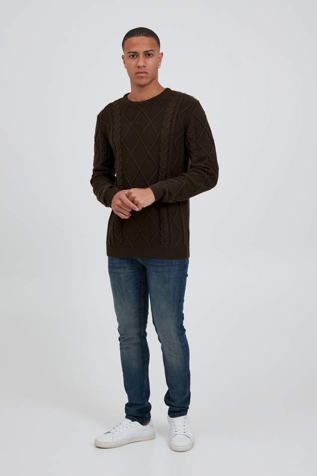 !Solid Strickfleece-Pullover »Strickpullover SDTerence«